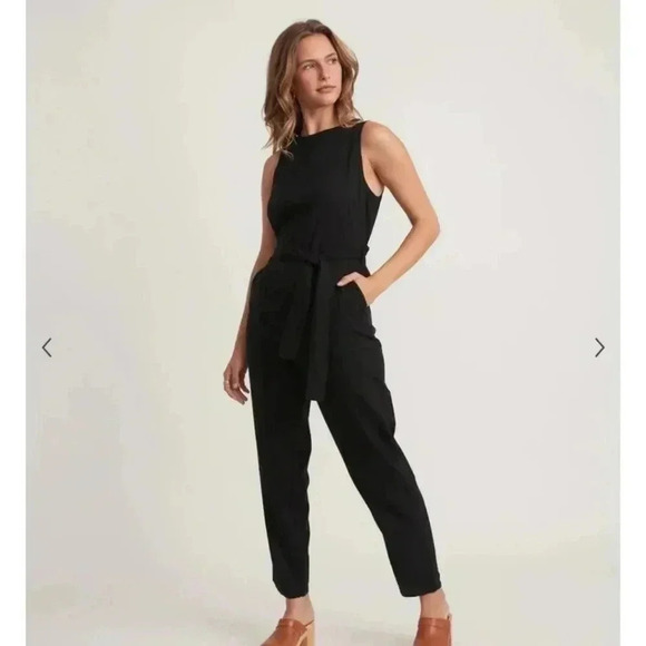 Marine Layer Eloise Belted Jumpsuit - Picture 5 of 9